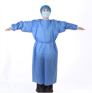 Mittekootud ühekordselt kasutatav haigla coverall isolatsioonikleit